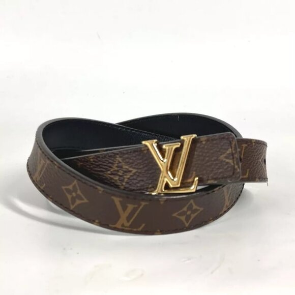 LOUIS VUITTON M0431M Monogram Belt-LV Iconic 20MM Reversible Thin belt - Picture 1 of 16